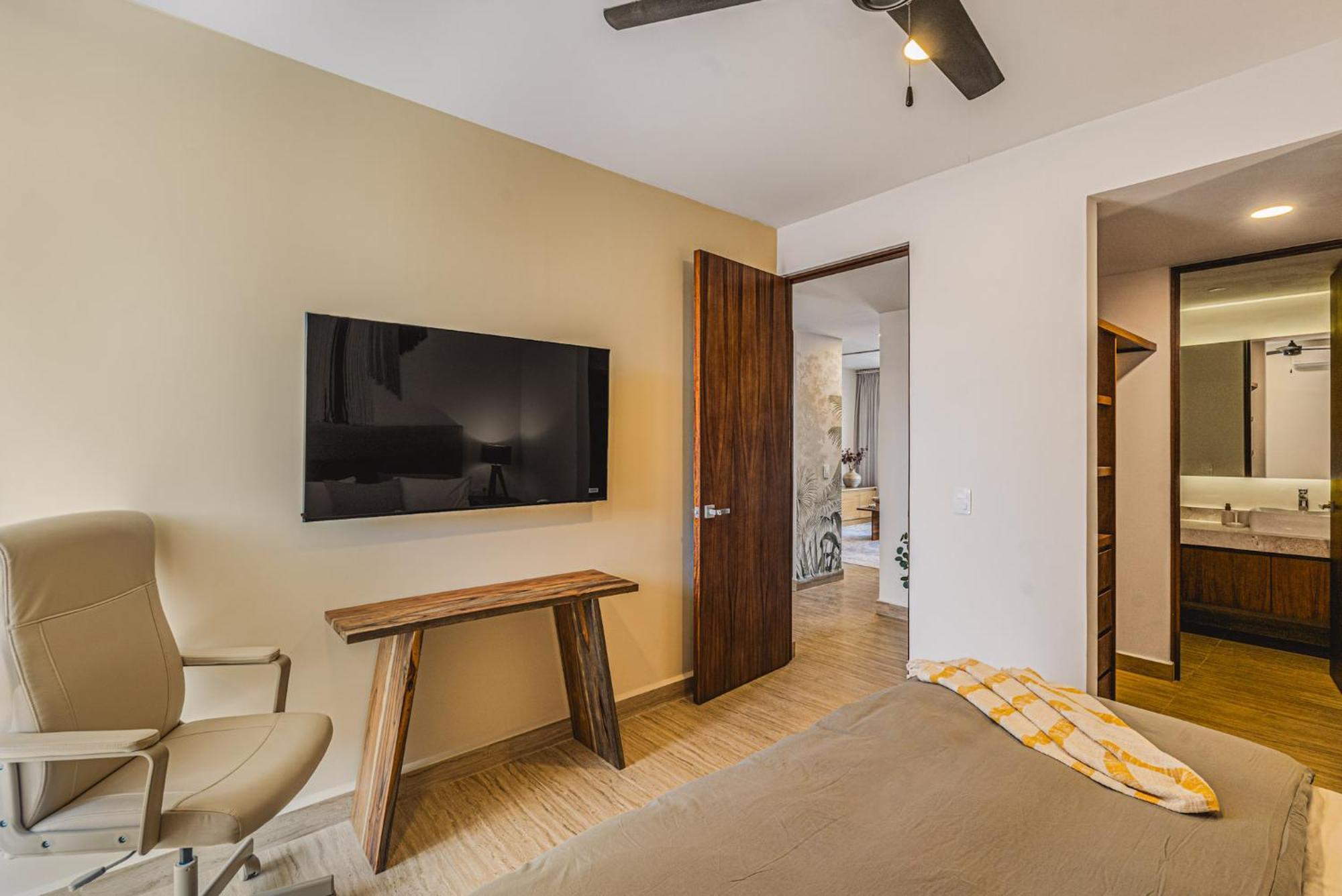 2 Bedroom Bliss Stunning Rooftop Gym Osmosis Desk * Tulum